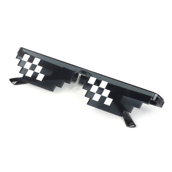 Cool Mosaic glasses black plastic sunglasses Practical Jokes Toys unisex